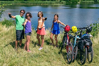 Familien-Fahrradtour