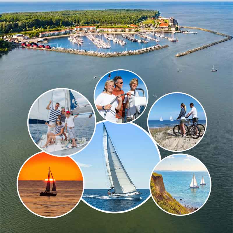 Für Biker & Segler<br />
Weisse Wiek – Wismar – Weisse Wiek